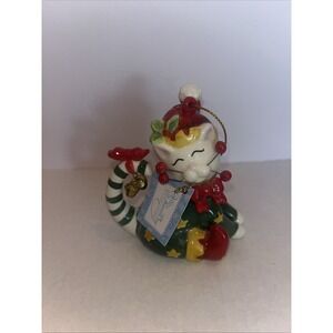 Whimsiclay Kandy Kain Ornament #10805 2006 New With Tag